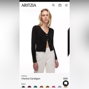 Aritzia: Wilfred Manila cardigan